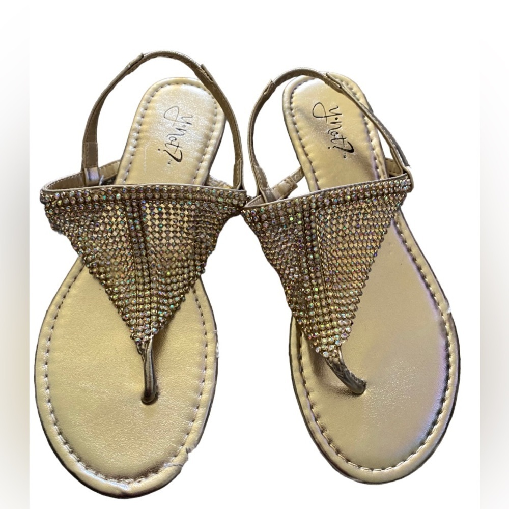 Y.not? Sandals flip flop women's size 6.5M